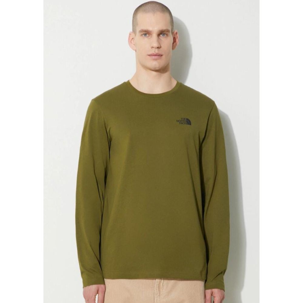 THE NORTH FACE MEN GREEN SWEATSHIRT